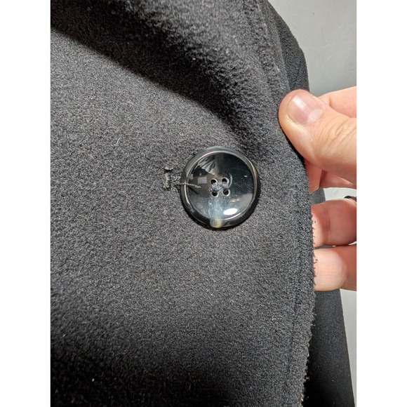 Style & Co.‎ Women's Black Double Breasted Lined Pea Coat Size Large Petite - Picture 4 of 13